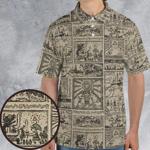 Zelda Story Of The Hero Time Legend AOP Men/Women Polo Shirt