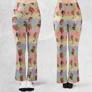 Spooky Monster Mash Cereal Monster Flare Leggings