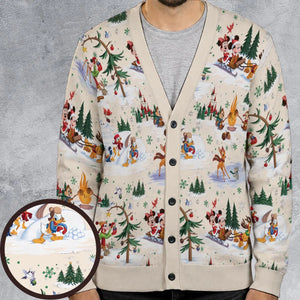 Magical Classic Mouse and Friends Christmas Cardigan