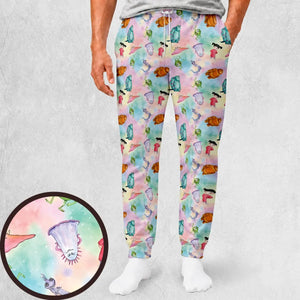 Watercolor Monsters Friends Sweatpants