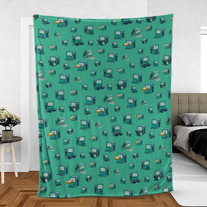 BMO World Adventure Time Fleece Blanket