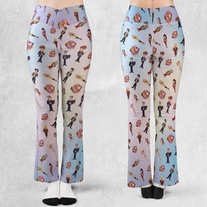 The Nanny Animated Characters Flare Leggings