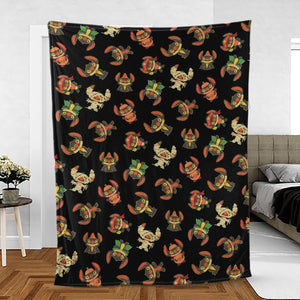 Stitch Halloween Costumes Fleece Blanket