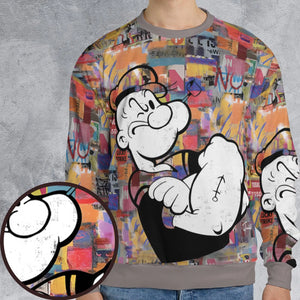 Popeye The Sailor Man All-over Print Sweatshirt