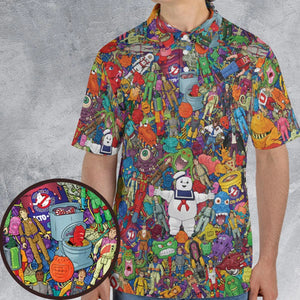 Ghostbusters Toybox AOP Men/Women Polo Shirt