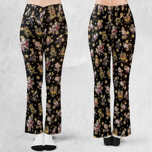 Wrestlers Mini Icons Flare Leggings