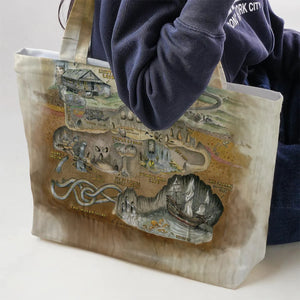 The Goonies Adventure Map Large Tote Bag