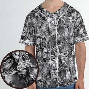 The Monsters Universal Classic Monsters Unisex Baseball Jersey