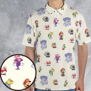 Play In Style Super Mario AOP Men/Women Polo Shirt