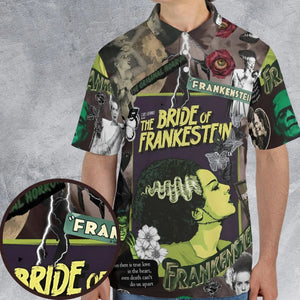 Vintage Bride Of Frankenstein AOP Men/Women Polo Shirt