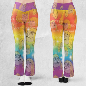 HEYYEYAA He-Man MOTU Flare Leggings