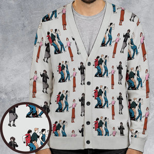The Breakfast Club Characters Pattern Cardigan
