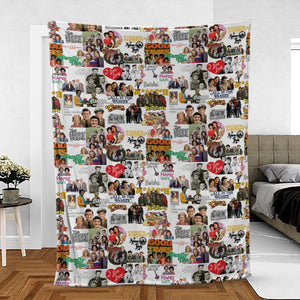 Stuck in the 80s Famous Sitcom Fleece Blanket
