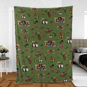 The Muppet Christmas Carol Characters Fleece Blanket