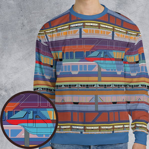 All-over Print Sweatshirt - 2MWZE1X8 - - 1