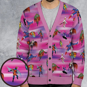 Retro Animation Battle of the Planets Cardigan