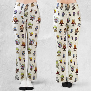 Doctor Who and Mr Men Pattern Flare Leggings