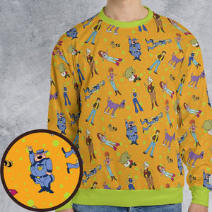 All-over Print Sweatshirt - MZTRJ3YF - - 1