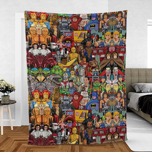 The Best Obscure 80s Toy Lines Fleece Blanket