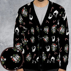 Christmas Nightmare Pattern Cardigan