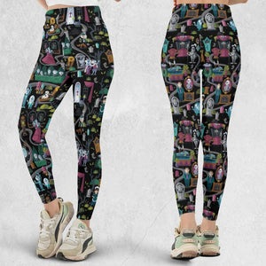 Haunted Mansion Map Legging