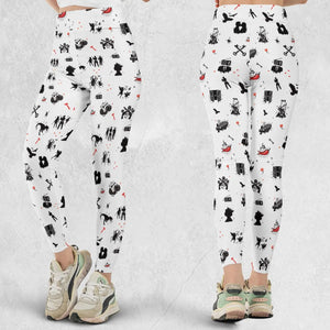 Legandary Bands Mashup Legging