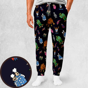 Nostalgic Food Mascots Burger Chef Sweatpants
