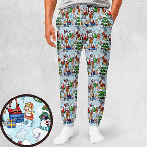 Rudolph And Snowman Sweatpants