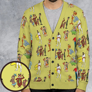 60s Cartoon Characters Cardigan