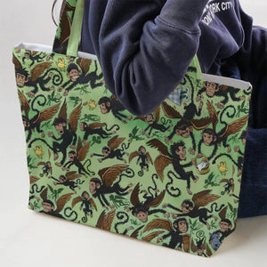Flying Monkeys The Wizard Of Oz Large Tote Bag