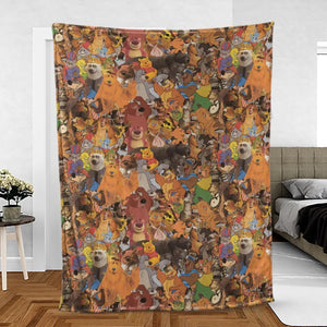 Bear Squad Fleece Blanket