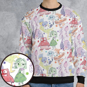 Mood Swing Style Inside Out All-over Print Sweatshirt