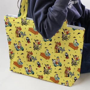Moose And Squirrel The Adventures of Rocky and Bullwinkle Large Tote Bag