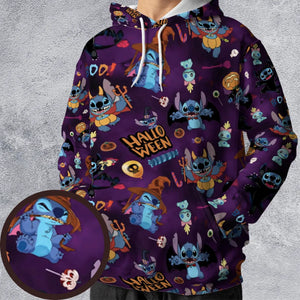 Spooky Stitch All-over Print Hoodie