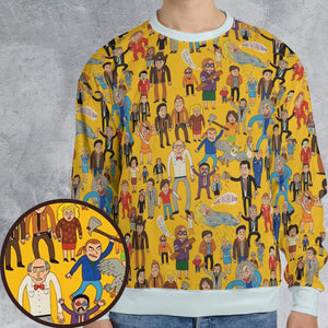 Lynch Vibes Twin Peaks All-over Print Sweatshirt