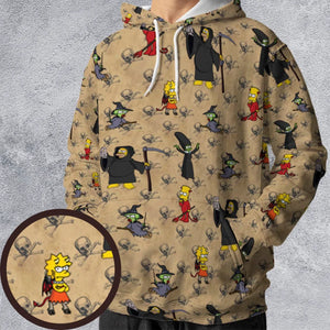 Daily Dose Of Simpsons All-over Print Hoodie