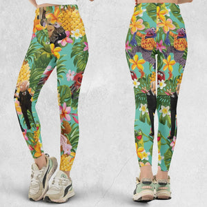 Statler And Waldorf Muppets Tropical Legging