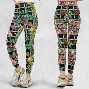 Castle Grayskull Dungeon He-man And The Masters Of The Universe Legging