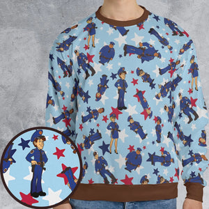 Police Academy Cartoon Characters All-over Print Sweatshirt