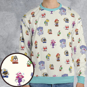 Play In Style Super Mario All-over Print Sweatshirt
