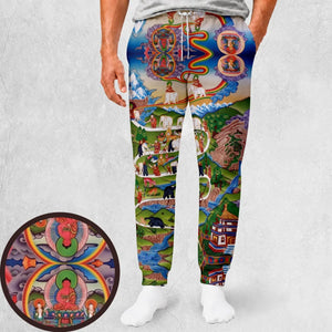 The Nine Mental Abidings Buddhist Sweatpants