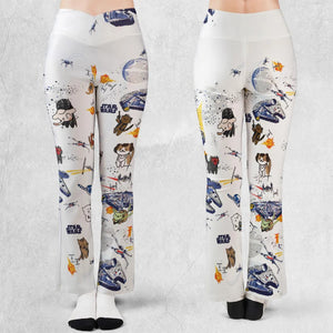 Star Wars Cats Flare Leggings