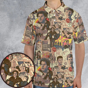 Retro Art Buddies Superbad AOP Men/Women Polo Shirt