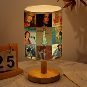Carly Simon Fabric Lamp Timeless Elegance Album Art Collection
