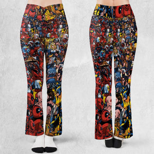 70 Variants and Bloodlines Flare Leggings