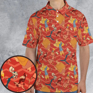 The Emperor's New Groove AOP Men/Women Polo Shirt