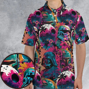 Star Wars Synthwave AOP Men/Women Polo Shirt