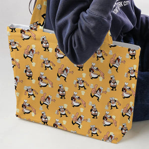 Peppino Sprites Pizza Tower Large Tote Bag