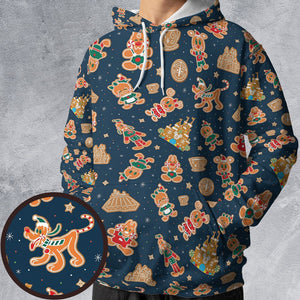 All-over Print Hoodie - SHR2ELJU - - 1