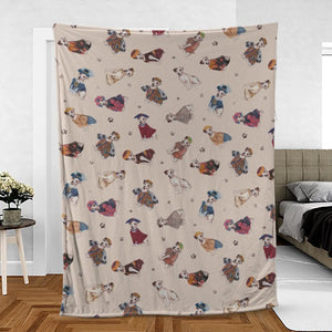MagiCloth Costume Wishbone Fleece Blanket